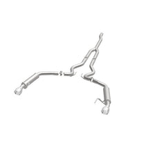 Magnaflow - MagnaFlow Cat - Back 15 - 16 Ford Mustang 2.3L L4 Competition SS 3in Dual Split Rear 4.5in Black Tips - Demon Performance