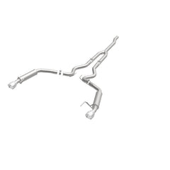 Magnaflow - MagnaFlow Cat - Back 15 - 16 Ford Mustang 2.3L L4 Competition SS 3in Dual Split Rear 4.5in Black Tips - Demon Performance
