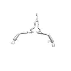Magnaflow - MagnaFlow Cat - Back 15 - 16 Ford Mustang 2.3L L4 Competition SS 3in Dual Split Rear 4.5in Black Tips - Demon Performance