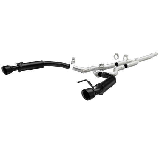 Magnaflow - MagnaFlow Cat - Back 15 - 16 Ford Mustang 2.3L L4 Competition SS 3in Dual Split Rear 4.5in Black Tips - Demon Performance