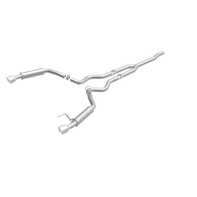 Magnaflow - MagnaFlow Cat - Back 15 - 16 Ford Mustang 2.3L L4 Competition SS 3in Dual Split Rear 4.5in Black Tips - Demon Performance
