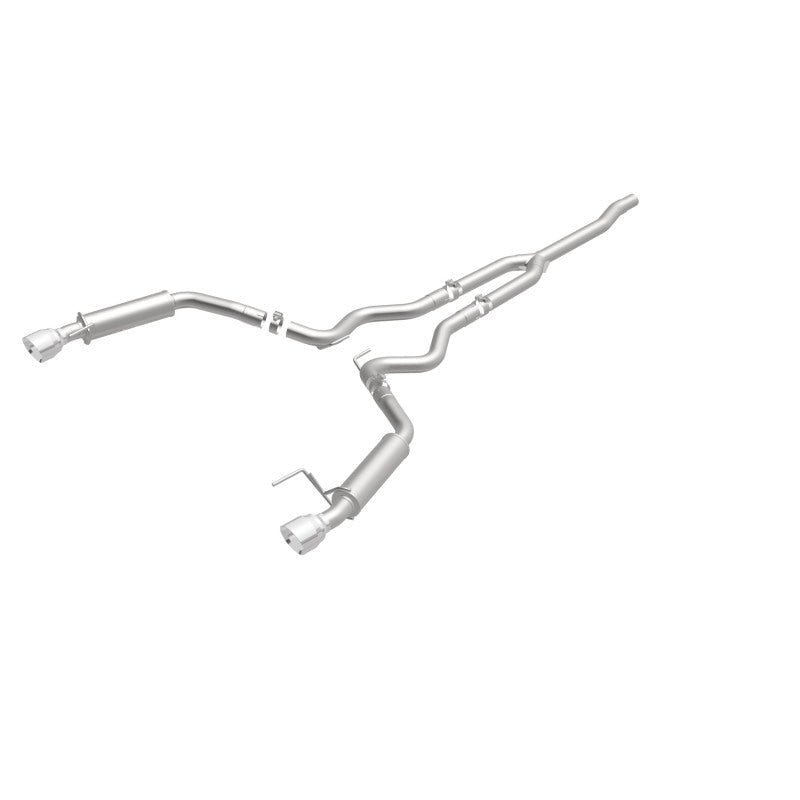 Magnaflow - MagnaFlow Cat - Back 15 - 16 Ford Mustang 2.3L L4 Competition SS 3in Dual Split Rear 4.5in Black Tips - Demon Performance