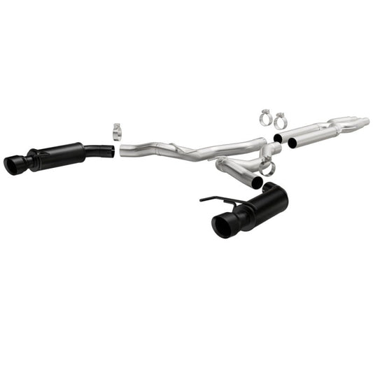 Magnaflow - MagnaFlow Cat - Back 15 - 16 Ford Mustang 5.0L V8 Competition SS 3in Dual Split Rear 4.5in Black Tips - Demon Performance