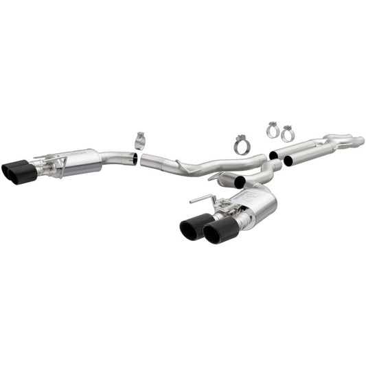 Magnaflow - MagnaFlow Cat - Back 2016 Ford Mustang Shelby GT350/GT350R 5.2L V8 Carbon Fiber Tips - Demon Performance
