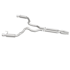 Magnaflow - MagnaFlow Cat Back, SS, 3in, Competition, Dual Split Polished 4.5in Tips 2015 Ford Mustang GT V8 5.0 - Demon Performance