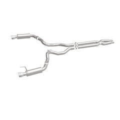 Magnaflow - MagnaFlow Cat Back, SS, 3in, Competition, Dual Split Polished 4.5in Tips 2015 Ford Mustang GT V8 5.0 - Demon Performance