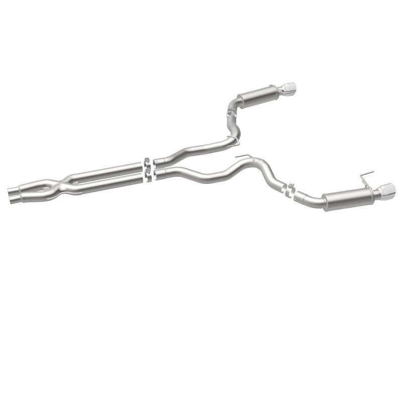 Magnaflow - MagnaFlow Cat Back, SS, 3in, Competition, Dual Split Polished 4.5in Tips 2015 Ford Mustang GT V8 5.0 - Demon Performance