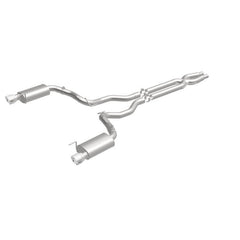 Magnaflow - MagnaFlow Cat Back, SS, 3in, Street, Dual Split Polished 4.5in Tips 2015 Ford Mustang GT V8 5.0L - Demon Performance