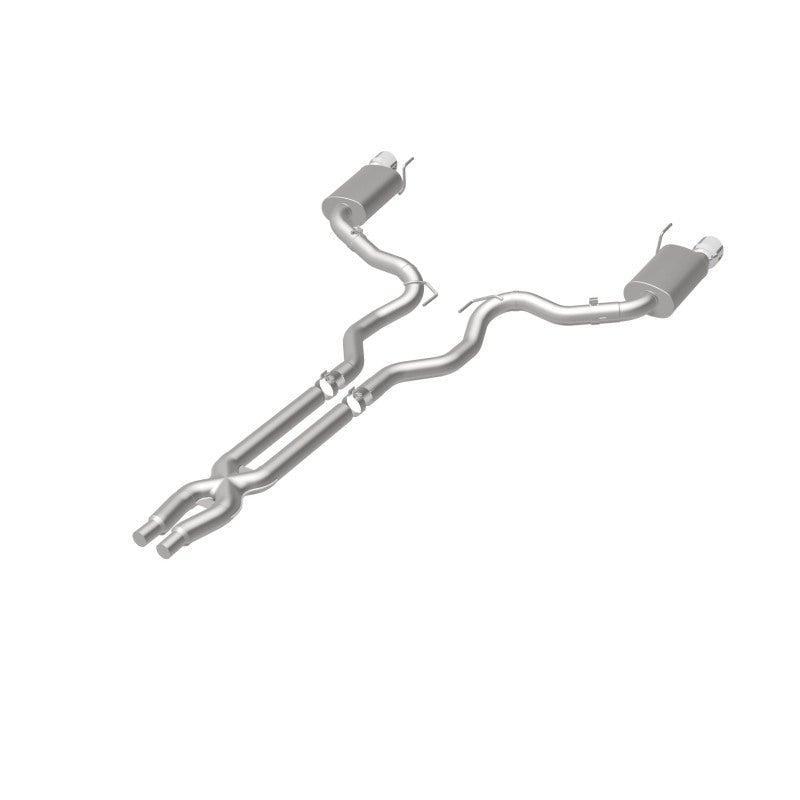 Magnaflow - MagnaFlow Cat Back, SS, 3in, Street, Dual Split Polished 4.5in Tips 2015 Ford Mustang GT V8 5.0L - Demon Performance