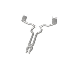 Magnaflow - MagnaFlow Cat Back, SS, 3in, Street, Dual Split Polished 4.5in Tips 2015 Ford Mustang GT V8 5.0L - Demon Performance