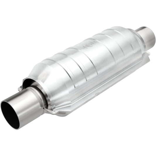 Magnaflow - MagnaFlow Catalytic Converter 2 in Inlet 2 in Outlet 11 in Length SS - Demon Performance