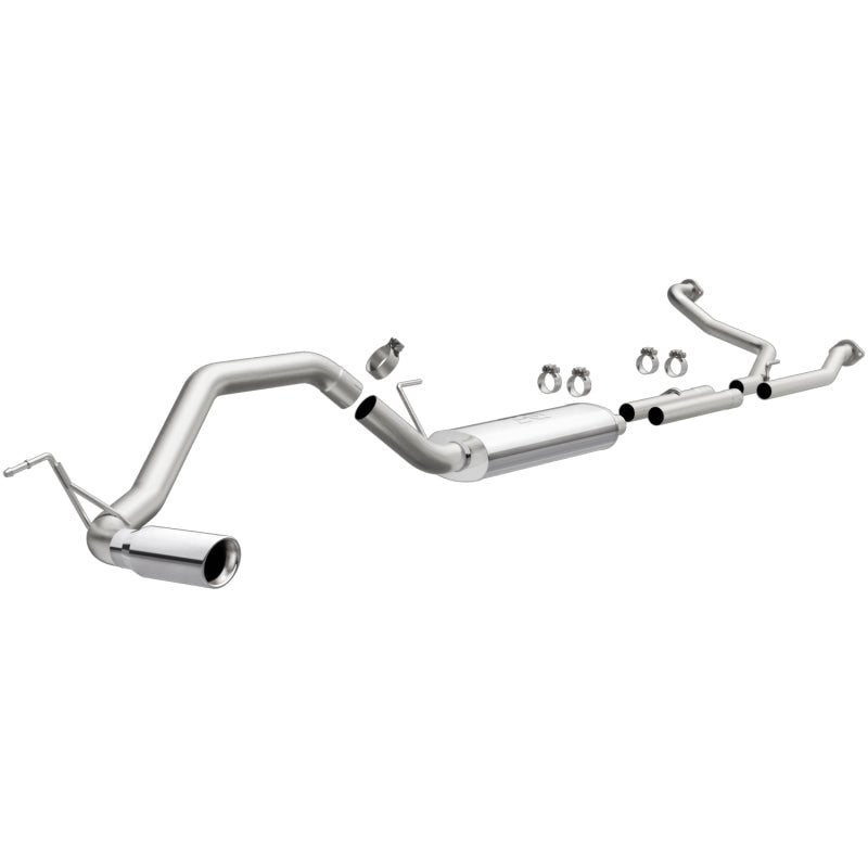 Magnaflow - MagnaFlow CatBack 07 - 15 Nissan Titan V8 LGAS/LFLEX Single MF Polished Stainless Exhaust - Demon Performance