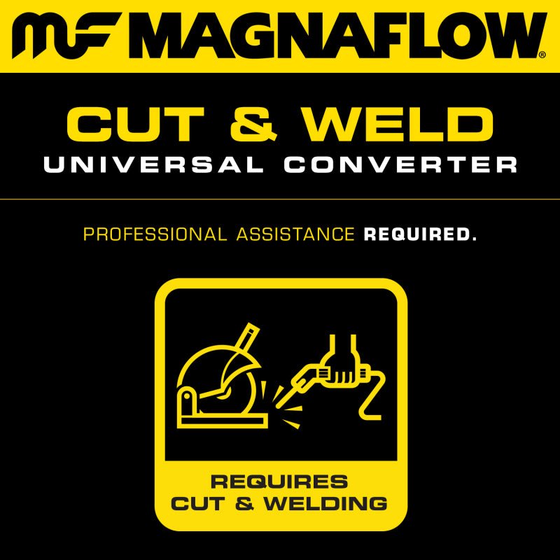 Magnaflow - MagnaFlow Conv Univ 2.50inch - Demon Performance