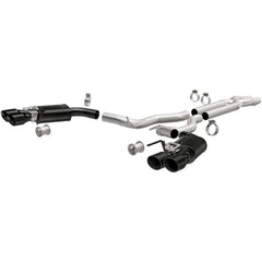Magnaflow - MagnaFlow SYS Cat - Back 2018 Ford Mustang GT 5.0L Competition Dual Exit Black 4in Tips - Demon Performance