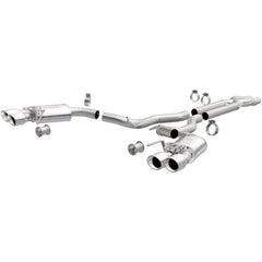 Magnaflow - MagnaFlow SYS Cat - Back 2018 Ford Mustang GT 5.0L Competition Dual Exit Polished 4in Tips - Demon Performance