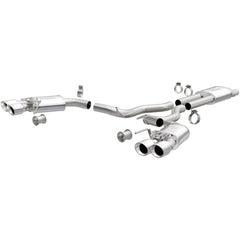 Magnaflow - MagnaFlow SYS Cat - Back 2018 Ford Mustang GT 5.0L Street Dual Exit Polished 4in Tips - Demon Performance
