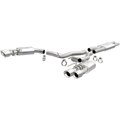 Magnaflow - MagnaFlow SYS Cat - Back 2018 Ford Mustang GT 5.0L Street Dual Exit Polished 4in Tips - Demon Performance