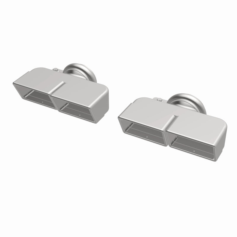 Magnaflow - MagnaFlow Tip 1-Set Quad Square - Demon Performance