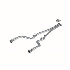 MBRP - MBRP 17-21 Charger 5.7L/6.2L/6.4L 3in Race Profile Cat-Back w/ Dual Tips Aluminized Steel Exhaust - Demon Performance