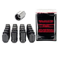 McGard - McGard 5 Lug Hex Install Kit w/Locks (Cone Seat Nut) 1/2 - 20 / 13/16 Hex / 1.5in. Length - Black - Demon Performance