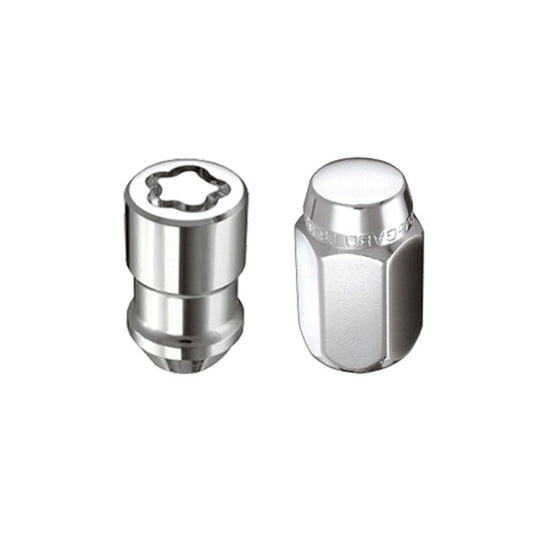 McGard - McGard 5 Lug Hex Install Kit w/Locks (Cone Seat Nut) 1/2 - 20 / 13/16 Hex / 1.5in. Length - Chrome - Demon Performance