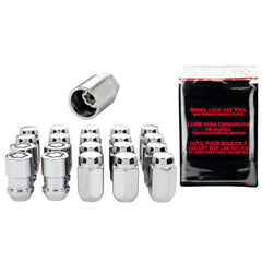 McGard - McGard 5 Lug Hex Install Kit w/Locks (Cone Seat Nut) 1/2 - 20 / 13/16 Hex / 1.5in. Length - Chrome - Demon Performance
