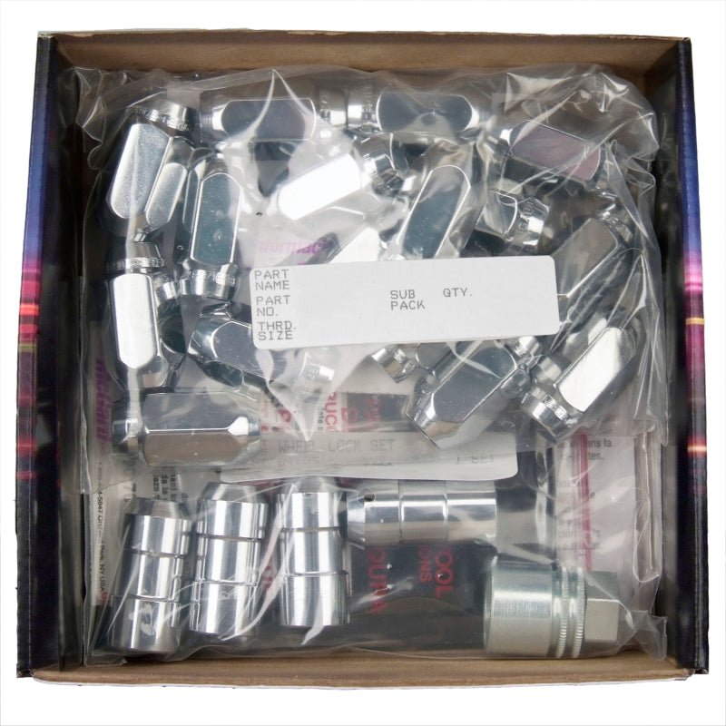 McGard - McGard 5 Lug Hex Install Kit w/Locks (Cone Seat Nut) 9/16 - 18 / 7/8 Hex / 1.75in. Length - Chrome - Demon Performance