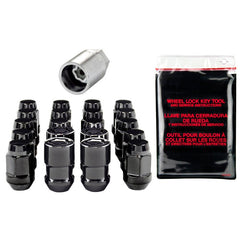 McGard - McGard 5 Lug Hex Install Kit w/Locks (Cone Seat Nut / Bulge) 1/2 - 20 / 3/4 Hex / 1.45in. L - Black - Demon Performance