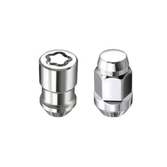 McGard - McGard 5 Lug Hex Install Kit w/Locks (Cone Seat Nut / Bulge) 1/2 - 20 / 3/4 Hex / 1.45in. L - Chrome - Demon Performance