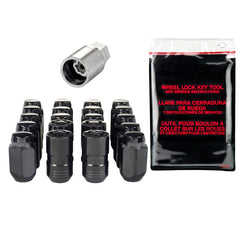 McGard - McGard 5 Lug Hex Install Kit w/Locks (Cone Seat Nut) M14X1.5 / 22mm Hex / 1.635in. Length - Black - Demon Performance