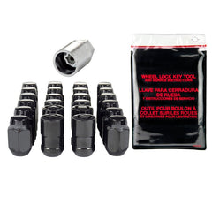 McGard - McGard 6 Lug Hex Install Kit w/Locks (Cone Seat Nut) 1/2 - 20 / 13/16 Hex / 1.5in. Length - Black - Demon Performance