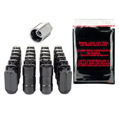 McGard - McGard 6 Lug Hex Install Kit w/Locks (Cone Seat Nut) M14X1.5 / 13/16 Hex / 1.945in. Length - Black - Demon Performance
