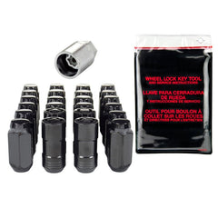 McGard - McGard 6 Lug Hex Install Kit w/Locks (Cone Seat Nut) M14X1.5 / 22mm Hex / 1.945in. Length - Black - Demon Performance