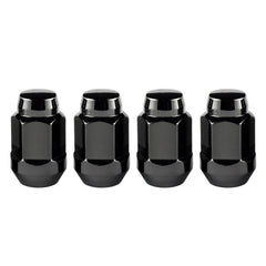 McGard - McGard Hex Lug Nut (Cone Seat Bulge Style) M14X1.5 / 22mm Hex / 1.635in. Length (4 - Pack) - Black - Demon Performance