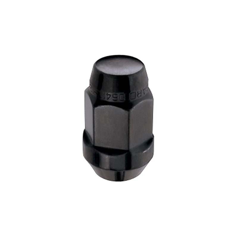 McGard - McGard Hex Lug Nut (Cone Seat Bulge Style) M14X1.5 / 22mm Hex / 1.635in. Length (4 - Pack) - Black - Demon Performance