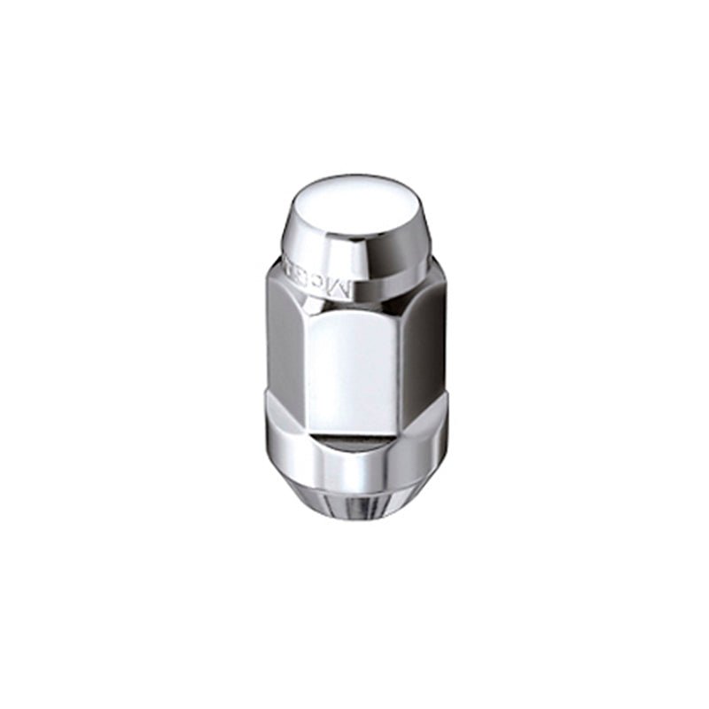 McGard - McGard Hex Lug Nut (Cone Seat Bulge Style) M14X1.5 / 22mm Hex / 1.635in. Length (4 - Pack) - Chrome - Demon Performance
