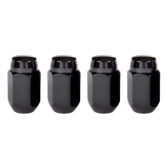McGard - McGard Hex Lug Nut (Cone Seat) M14X1.5 / 22mm Hex / 1.635in. Length (4 - Pack) - Black - Demon Performance