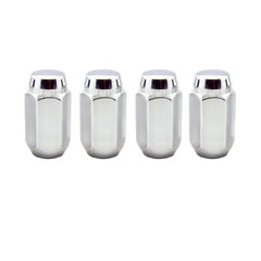 McGard - McGard Hex Lug Nut (Cone Seat) M14X1.5 / 22mm Hex / 1.635in. Length (4 - Pack) - Chrome - Demon Performance