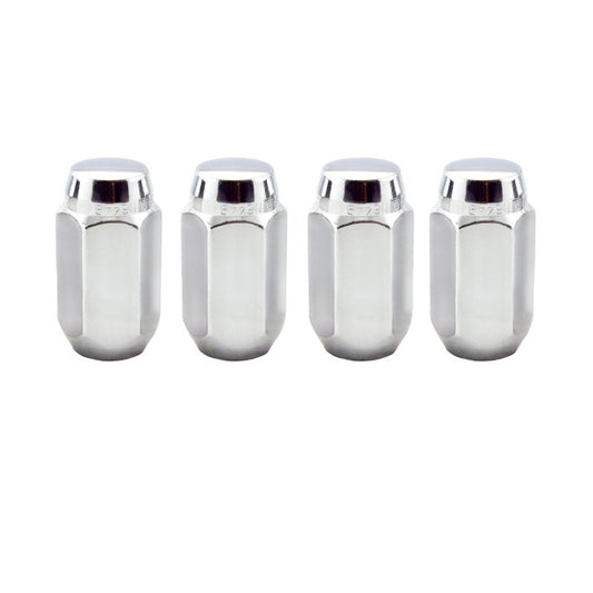 McGard - McGard Hex Lug Nut (Cone Seat) M14X1.5 / 22mm Hex / 1.635in. Length (4 - Pack) - Chrome - Demon Performance