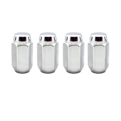 McGard - McGard Hex Lug Nut (Cone Seat) M14X1.5 / 22mm Hex / 1.635in. Length (4 - Pack) - Chrome - Demon Performance