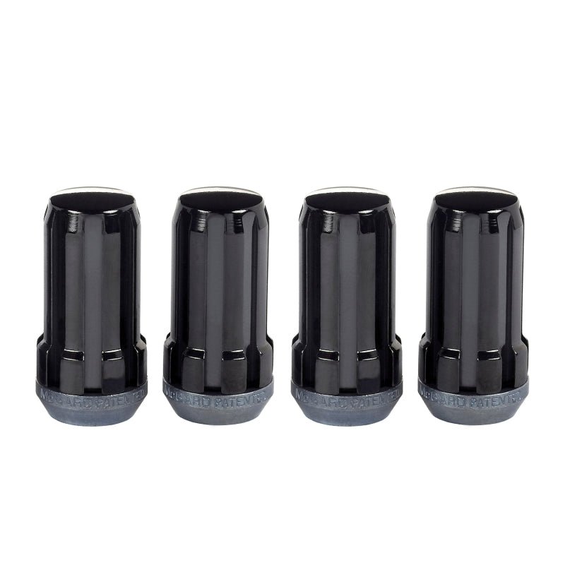 McGard - McGard SplineDrive Lug Nut (Cone Seat) 1/2 - 20 / 1.60in. Length (4 - Pack) - Black (Req. Tool) - Demon Performance