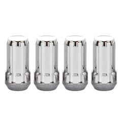 McGard - McGard SplineDrive Lug Nut (Cone Seat) 1/2 - 20 / 1.60in. Length (4 - Pack) - Chrome (Req. Tool) - Demon Performance