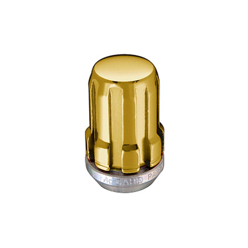 McGard - McGard SplineDrive Lug Nut (Cone Seat) M12X1.25 / 1.24in. Length (Box of 50) - Gold (Req. Tool) - Demon Performance