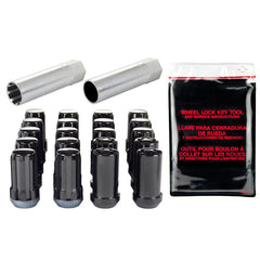McGard - McGard SplineDrive Tuner 5 Lug Install Kit w/Locks & Tool (Cone) M14X1.5 / 22mm Hex - Blk - Demon Performance