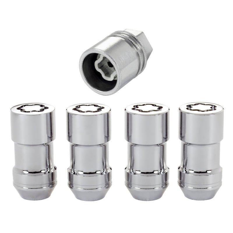 McGard - McGard Wheel Lock Nut Set - 4pk. (Cone Seat) 9/16 - 18 / 7/8 Hex / 1.765in. Length - Chrome - Demon Performance