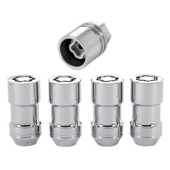 McGard - McGard Wheel Lock Nut Set - 4pk. (Cone Seat) 9/16 - 18 / 7/8 Hex / 1.765in. Length - Chrome - Demon Performance