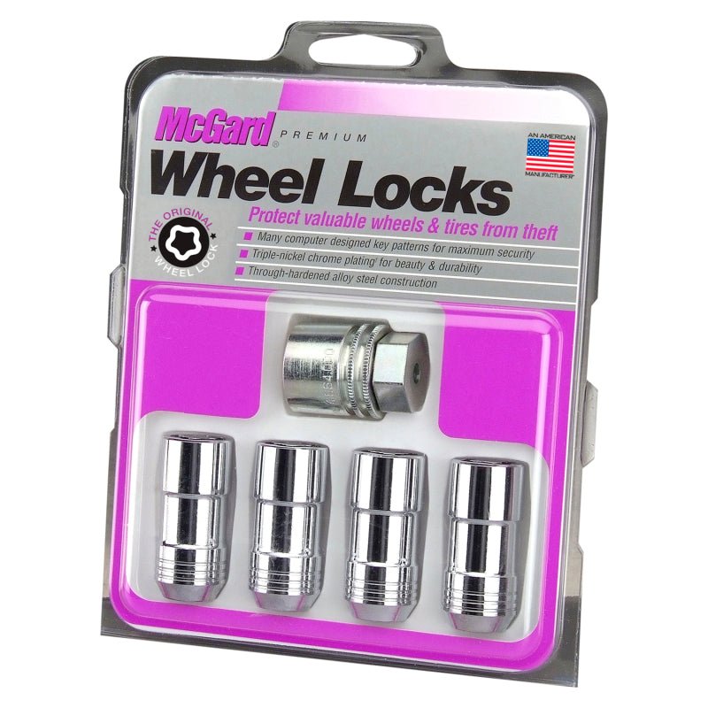 McGard - McGard Wheel Lock Nut Set - 4pk. (Cone Seat) 9/16 - 18 / 7/8 Hex / 1.765in. Length - Chrome - Demon Performance