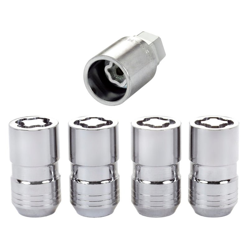 McGard - McGard Wheel Lock Nut Set - 4pk. (Cone Seat) M14X1.5 / 21mm & 22mm Dual Hex / 1.639in. L - Chrome - Demon Performance