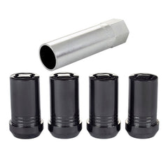 McGard - McGard Wheel Lock Nut Set - 4pk. (Tuner / Cone Seat) M14X1.5 / 22mm Hex / 1.648in. Length - Black - Demon Performance