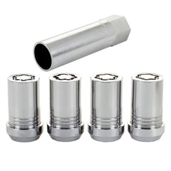 McGard - McGard Wheel Lock Nut Set - 4pk. (Tuner / Cone Seat) M14X1.5 / 22mm Hex / 1.648in. Length - Chrome - Demon Performance